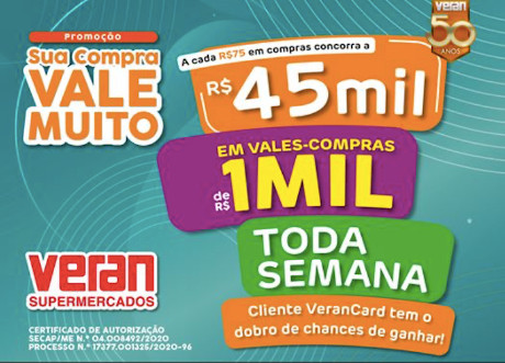 Promoção Sua Compra Vale Muito Veran Achei Promoção Dicas de