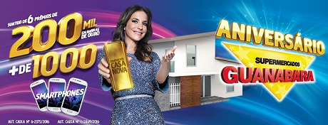 Promoção Aniversário Supermercados Guanabara