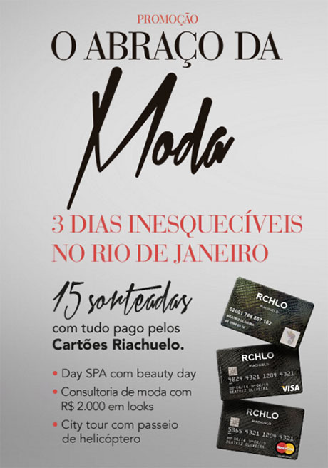 Promoção O Abraço da Moda Riachuelo