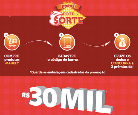 Promoção Mabel Pote da Sorte