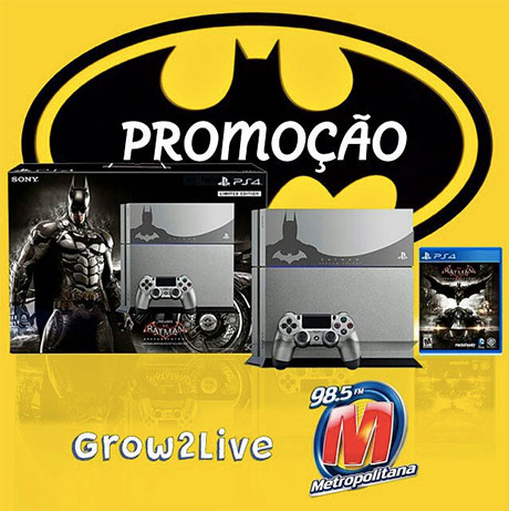Promoção Metropolitana FM Te dá um Playstation 4