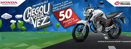Promoção Chegou a sua vez