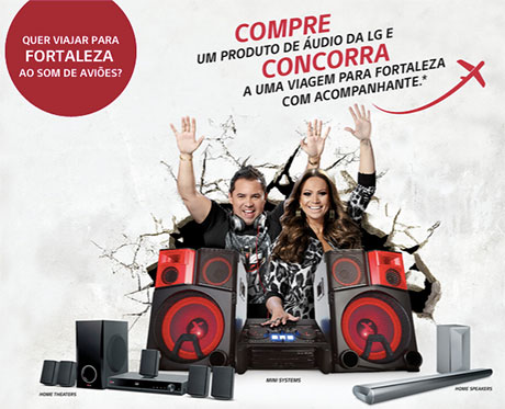 Promoção LG X Boom e Aviões do Forró