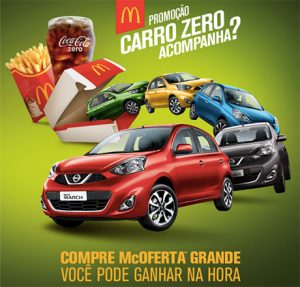Promoção McDonald’s Carro Zero Acompanha?