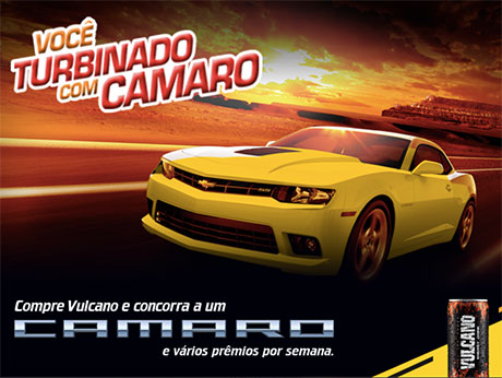 Promoção Vulcano Você Turbinado com Camaro