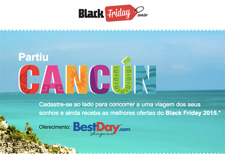 Promoção Busca Descontos Black Friday Partiu Cancún