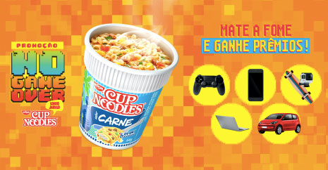 Promoção No Game Over Cup Noodles
