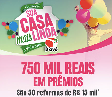 Promoção D'avó Supermercados Sua casa mais linda