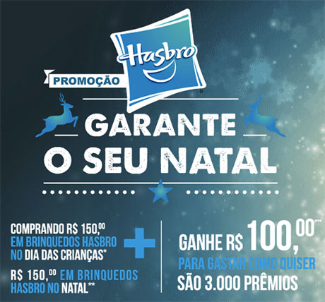 Promoção Hasbro Garante o seu Natal