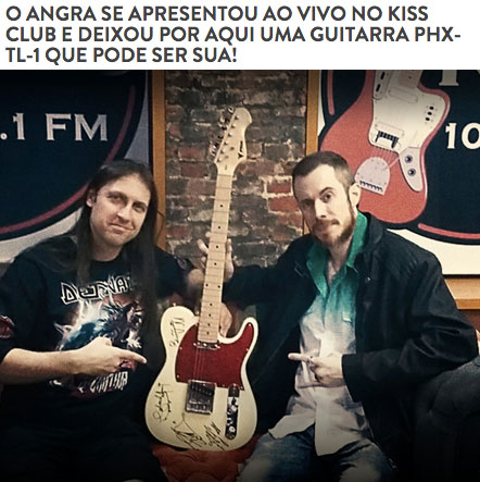 Concurso Cultural Guitarra Autografada Angra