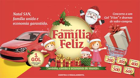 Promoção San Supermercados Família Feliz