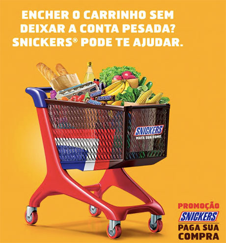 Promoção Snickers Paga Sua Compra