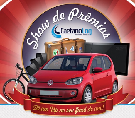 Promoção Show de Prêmios Caetano Log