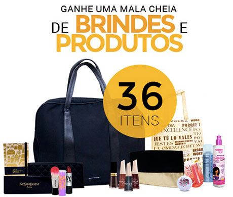 Promoção Lojas Rede Ganhe uma mala cheia de brindes e produtos