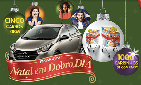 Promoção Natal em Dobro Supermercados Dia