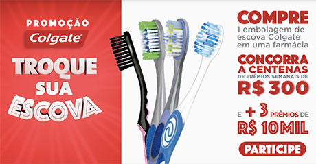 Promoção Colgate Troque sua Escova