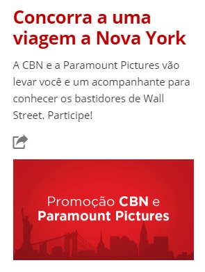 Promoção CBN e a Grande Aposta