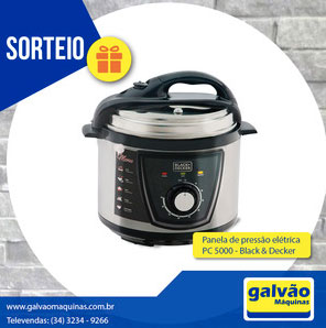 Promoção Sorteio Torneadora Galvão & Galvão Máquinas