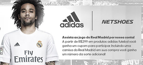 Promoção Netshoes Real Madrid