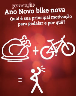 Promoção Transamérica Ano Novo bike nova