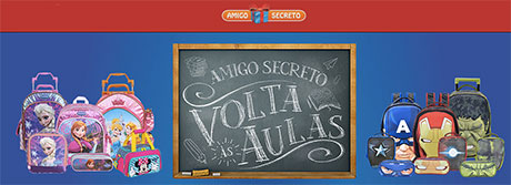 Promoção Amigo Secreto Disney Volta às Aulas