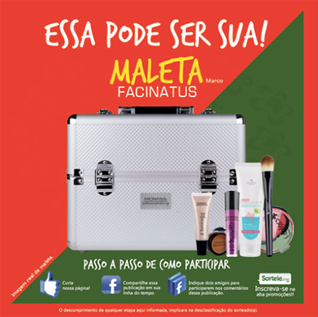 Promoção Maleta Exclusiva Facinatus Cosméticos