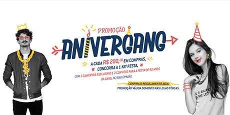Promoção 40 Anos Gang