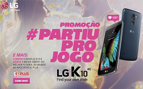 Promoção LG Partiu pro Jogo