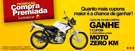 Promoção Compra Premiada Lusacor