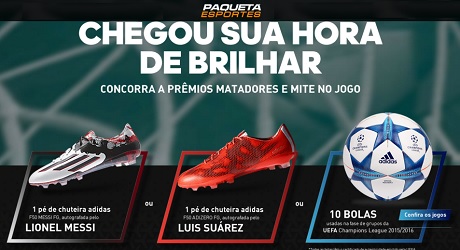 Promoção Paquetá Esportes Chegou sua hora de brilhar