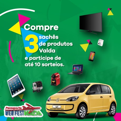 Promoção Passaporte Web Fest Valda
