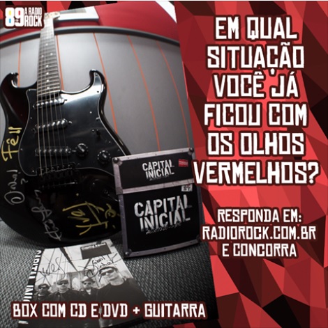Promoção Guitarra e Box Autografados do Capital Inicial