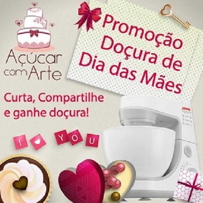 Promoção Açúcar com Arte Doçura de Dia das Mães