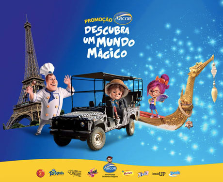 Promoção Arcor Descubra um Mundo Mágico
