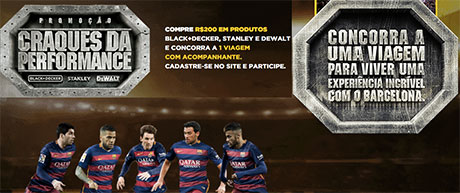 Promoção Black & Decker Craques da Performance