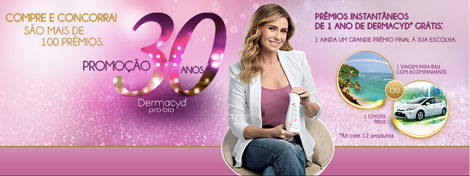 Promoção Dermacyd 30 Anos