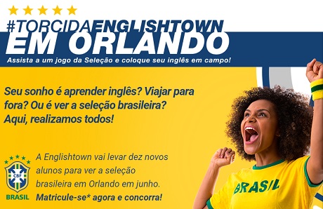 Promoção Torcida Englishtown em Orlando