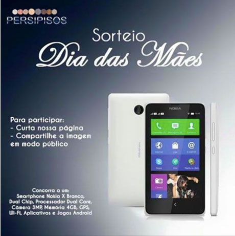 Promoção Sorteio Dia da Mães Persipisos