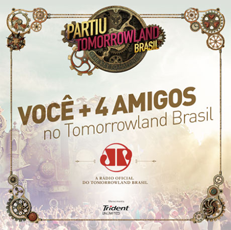 Promoção Trident e Jovem Pan Partiu Tomorrowland