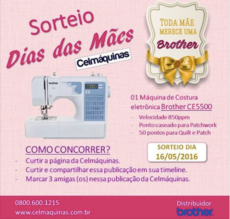 Promoção Dia das Mães Celmáquinas