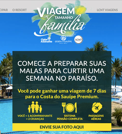 Promoção Editora Abril Viagem em Tamanho Família