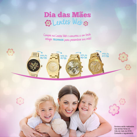 Promoção Dia das Mães Lentes Web