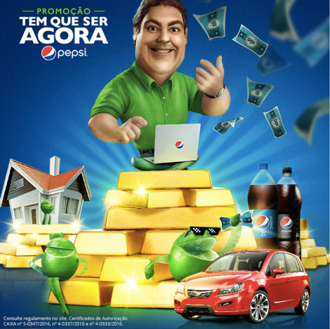 Promoção Tem que ser agora Pepsi