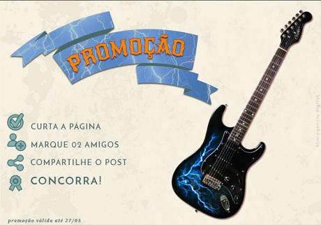 Promoção River Music Concorra a uma Guitarra Condor Strato RX-20 estilizada Trovão