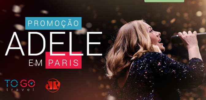 Promoção To Go Travel e Jovem Pan Adele em Paris