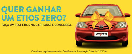 Promoção CarHouse Toyota Test Drive