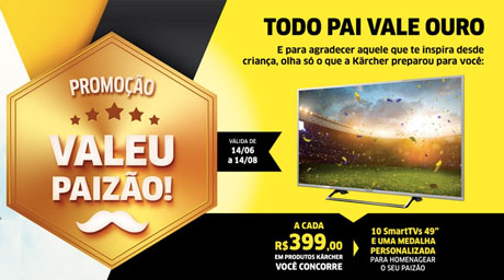Promoção Karcher Valeu Paizão