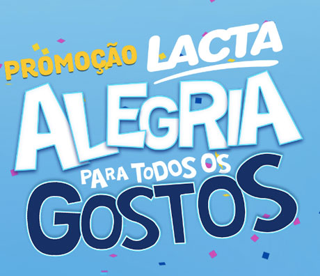 Promoção Lacta Alegria para todos os gostos