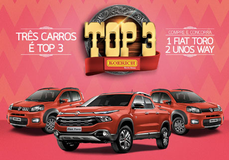 Promoção Top 3 Koerich