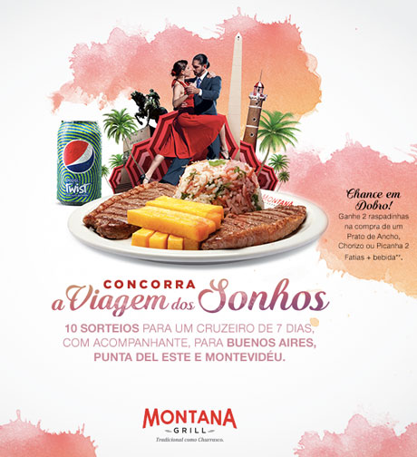 Promoção Viagem dos Sonhos Montana Grill